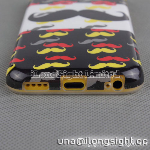 Cute beard design TPU Case for iPhone 5C